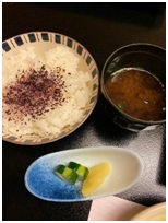 Cơm Miso- tsukemono