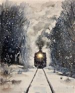 snowy-train